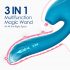 Vibeconnect - waterdichte G-spot vibrator en clitorisstimulator (blauw)