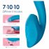 Vibeconnect - waterdichte G-spot vibrator en clitorisstimulator (blauw)