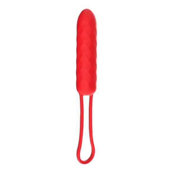 Vibeconnect Faith - oplaadbare waterdichte staaf vibrator (rood)