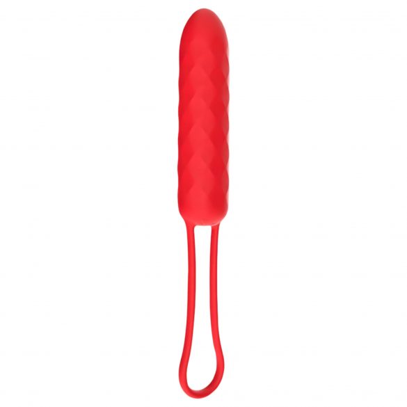 Vibeconnect Faith - oplaadbare waterdichte staaf vibrator (rood)