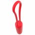 Vibeconnect Faith - oplaadbare waterdichte staaf vibrator (rood)