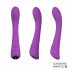 Sex HD Sunshine - oplaadbare, geribbelde G-spot vibrator (paars)