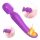 Sex HD Iris - oplaadbare, verwarmende vibrator met 2 motoren (paars)