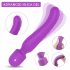 Sex HD Iris - oplaadbare, verwarmende vibrator met 2 motoren (paars)