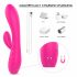 Sex HD Muses – Oplaadbare, waterdichte verwarmde vibrator (roze)