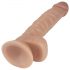 Lovetoy Real Extreme - zuignap, bal met ballen - 21cm (natuurlijk)