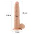 Lovetoy Réal Extrême - gode ventouse - 24 cm