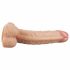 Lovetoy Real Extreme - G-spot dildo met zuignap en ballen - 21cm (natuurlijk)