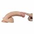 Lovetoy Real Extreme - G-spot dildo met zuignap en ballen - 21cm (natuurlijk)