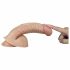 Lovetoy Real Extreme - G-spot dildo met zuignap en ballen - 21cm (natuurlijk)