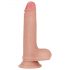 Lovetoy Nature Cock - tweelaagse realistische dildo - 18 cm (natuurlijk)