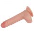 Lovetoy Nature Cock - tweelaagse realistische dildo - 18 cm (natuurlijk)