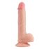 Lovetoy Naturele Dildo - zuignap - 21cm (natur)