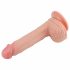 Lovetoy Naturele Dildo - zuignap - 21cm (natur)