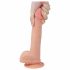 Lovetoy Naturele Dildo - zuignap - 21cm (natur)