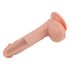 Lovetoy Naturele Dildo - zuignap - 21cm (natur)