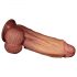 Lovetoy - realistische dildo met twee lagen - 26 cm (natuurlijk)