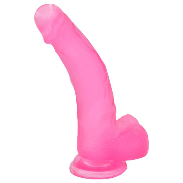 Lovetoy Jelly Studs - realistische dildo met zuignap - 20cm (roze)