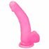 Lovetoy Jelly Studs - realistische dildo met zuignap - 20cm (roze)