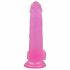 Lovetoy Jelly Studs - realistische dildo met zuignap - 20cm (roze)