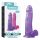 Lovetoy Jelly Studs - realistisch dildo met basis - 20 cm (paars)