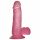 Lovetoy Jelly Studs - levensechte dildo met zuignap - 15 cm (roze)