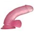 Lovetoy Jelly Studs - levensechte dildo met zuignap - 15 cm (roze)