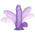 Lovetoy Jelly Studs - Realistische dildo met zuignap - 15cm (paars)