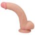 Lovetoy Sliding-Skin - dubbele laag zuignap dildo - 23 cm (natuurlijk)