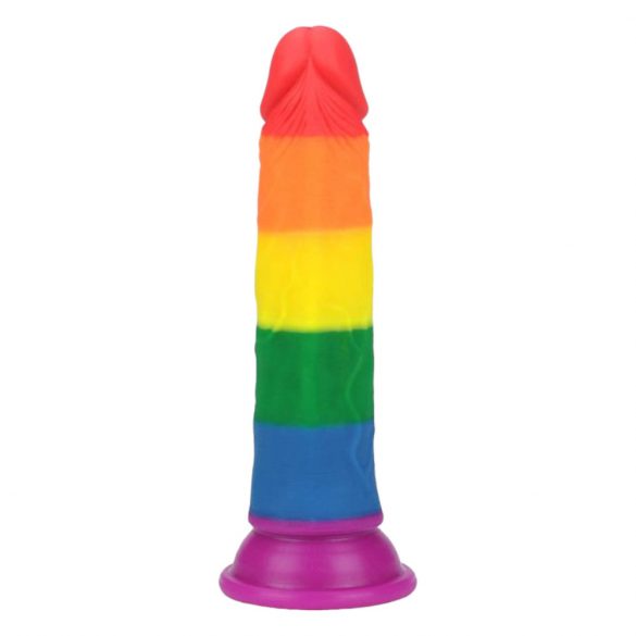 Lovetoy Prider - realistische dildo - 19cm (regenboog)