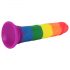 Lovetoy Prider - realistische dildo - 19cm (regenboog)