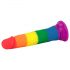 Lovetoy Prider - realistische dildo - 19cm (regenboog)