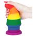 Lovetoy Prider - anale plug - 15 cm (regenboog)