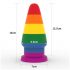 Lovetoy Prider - anale plug - 15 cm (regenboog)