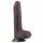 Lovetoy Sliding-Skin - tweelaagse zuigvoet dildo - 18cm (bruin)