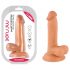 Mr. Rude - realistische dildo met zuignap en testikels - 17 cm (natuurlijk)