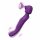 Tracy's Dog Wand - waterdichte, oplaadbare, pulserende massagestav (paars)