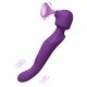 Tracy's Dog Wand - waterdichte, oplaadbare, pulserende massagestav (paars)