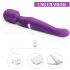 Tracy's Dog Wand - waterdichte, oplaadbare, pulserende massagestav (paars)