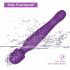 Tracy's Dog Wand - waterdichte, oplaadbare, pulserende massagestav (paars)