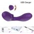 Tracy's Dog 2 - Radiografisch luchtgolf 2in1 vibrator (paars)