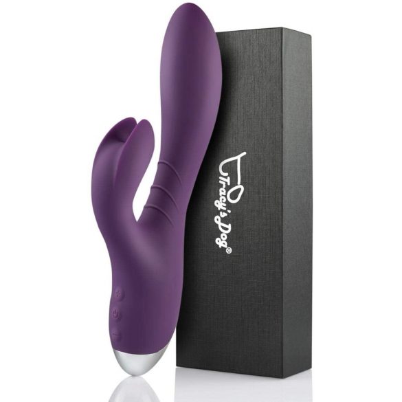 Tracy's Dog Rabbit - waterdicht, oplaadbare clitoris vibrator (paars)