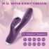 Tracy's Dog Rabbit - waterdicht, oplaadbare clitoris vibrator (paars)