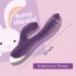 Tracy's Dog Rabbit - waterdicht, oplaadbare clitoris vibrator (paars)