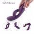 Tracy's Dog Rabbit - waterdicht, oplaadbare clitoris vibrator (paars)