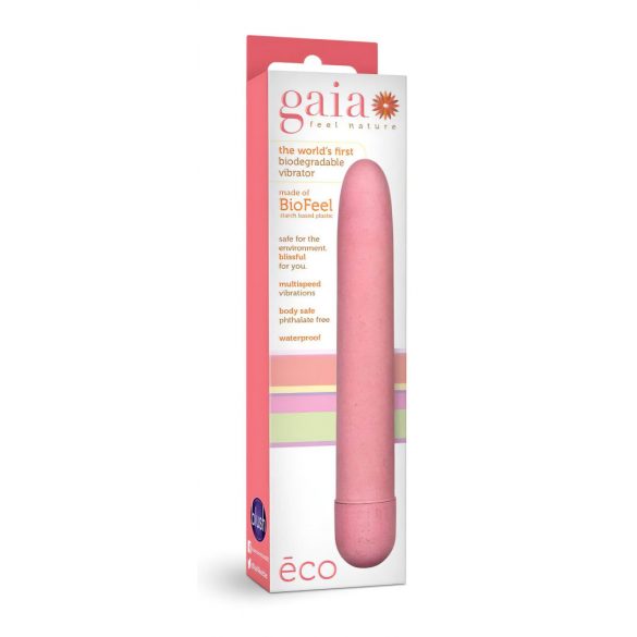 Gaia Eco Large - milieuvriendelijke vibrator (roze)