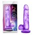 bjours Zoet En Hard 4 - met voet, met ballen dildo (purper)