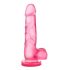 bjours Zoet En Hard 4 - staaf, met balletjes dildo (roze)