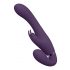 Vive Suki - oplaadbare, draagbandloze opzetbare vibrator (paars)