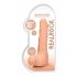 RealRock Dong 10 - realistisch, met balzak dildo (25cm) - natuur